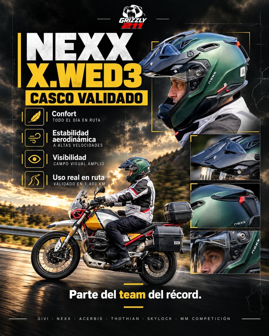 Nexx X.WED3: casco validado