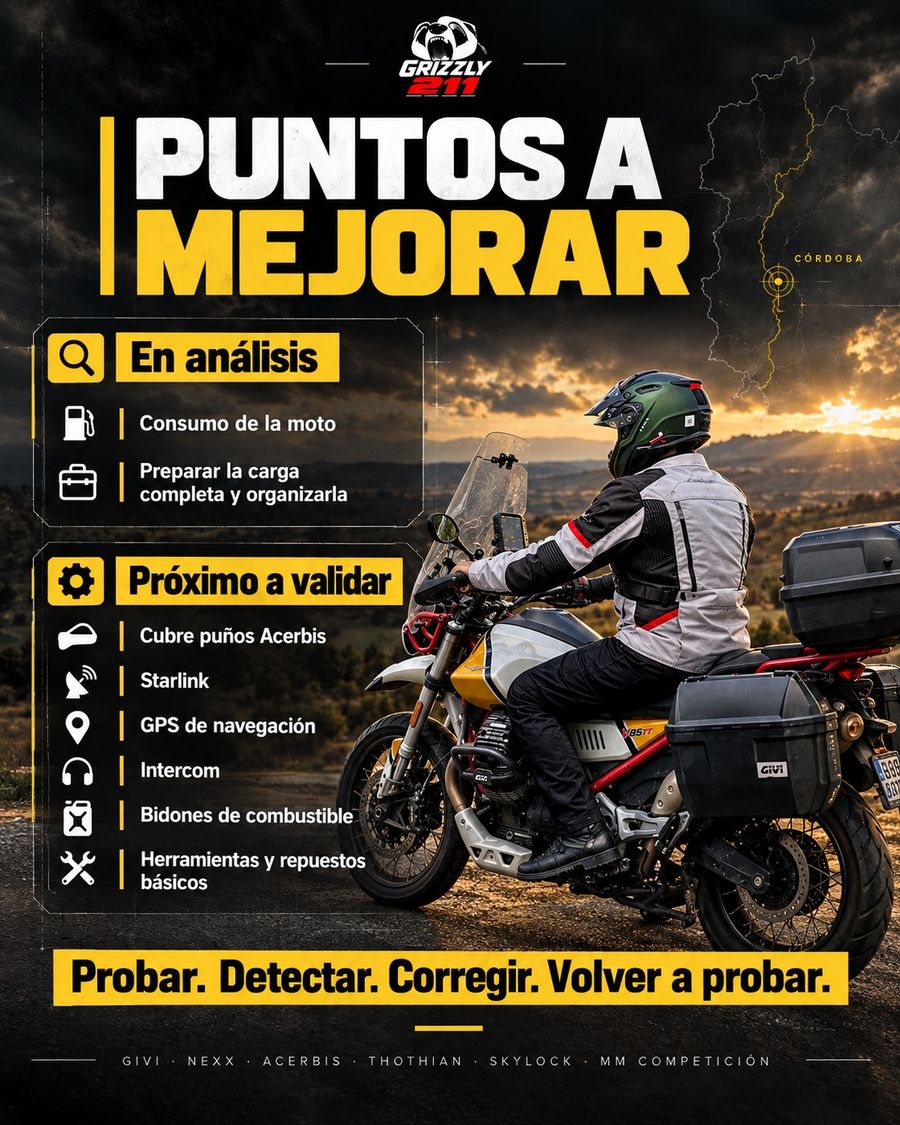 Puntos a mejorar: probar, detectar, corregir