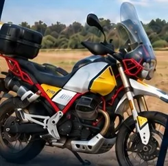 Su Moto Guzzi V85 TT de aventura